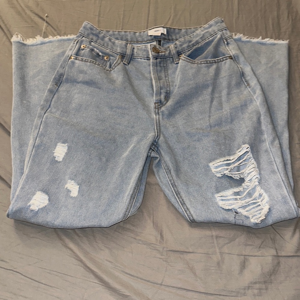 Forever 21 Ripped Jeans - Picture 2 of 4